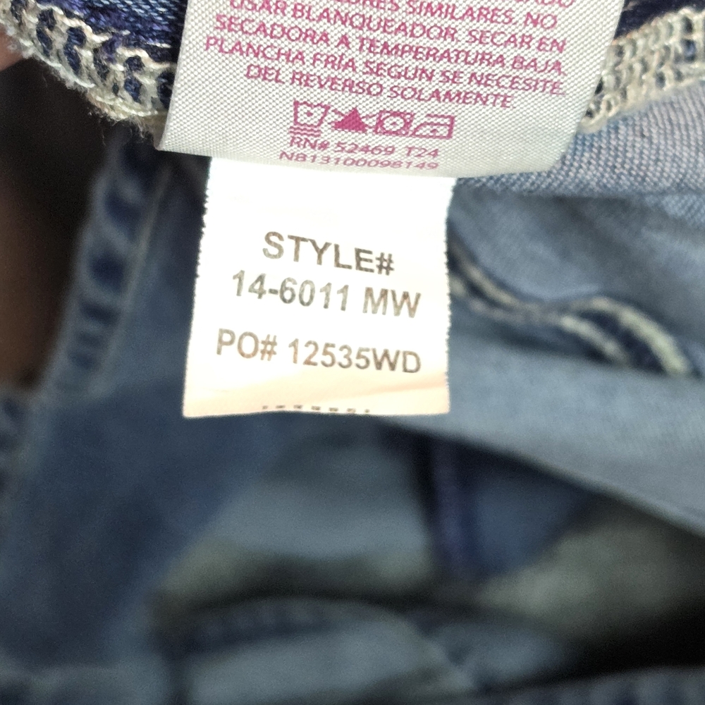 No Boundaries Shortalls Overalls Womens Juniors XXL (19) Distressed - Picture 13 of 14